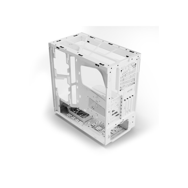 HYTE Y40 Mid Tower Panoramic Tempered Glass Gaming Case - Snow White