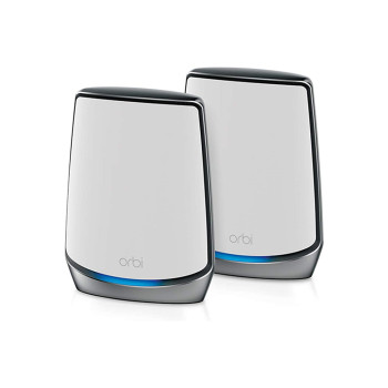 Netgear Orbi RBK852 Tri-Band Wi-Fi 6 Wireless Router Mesh System + 1 Satellite -White