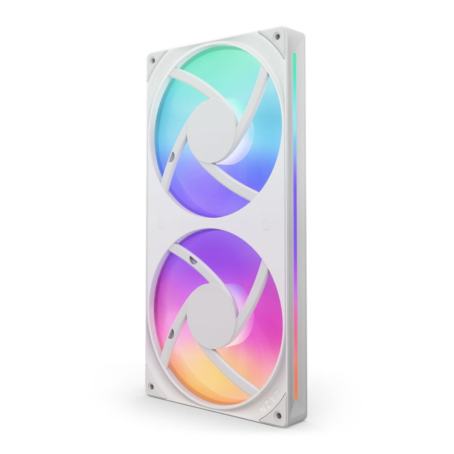 NZXT F280 RGB Core 280mm PWM Uni-body Fan - White