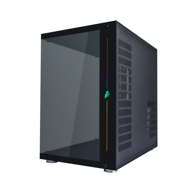 1st Player SP8 ATX Micro ATX Tempared Glass Black PC Case