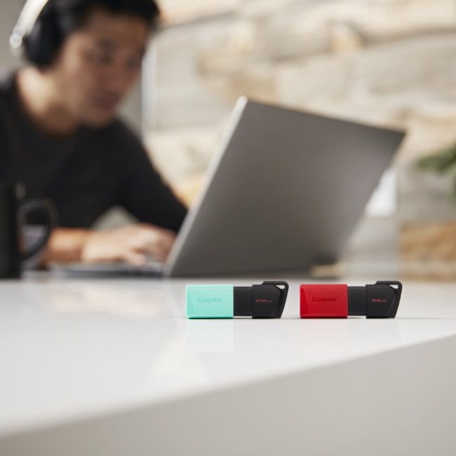 Kingston Technology DataTraveler Exodia M 128GB USB 3.2 Flash Drive - Black