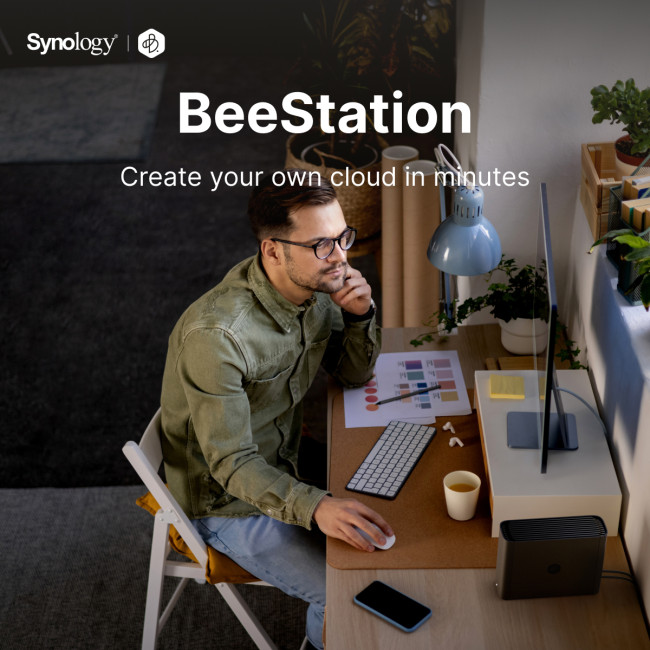 Synology BeeStation 1GB RAM 4TB HDD Personal Desktop Storage Device