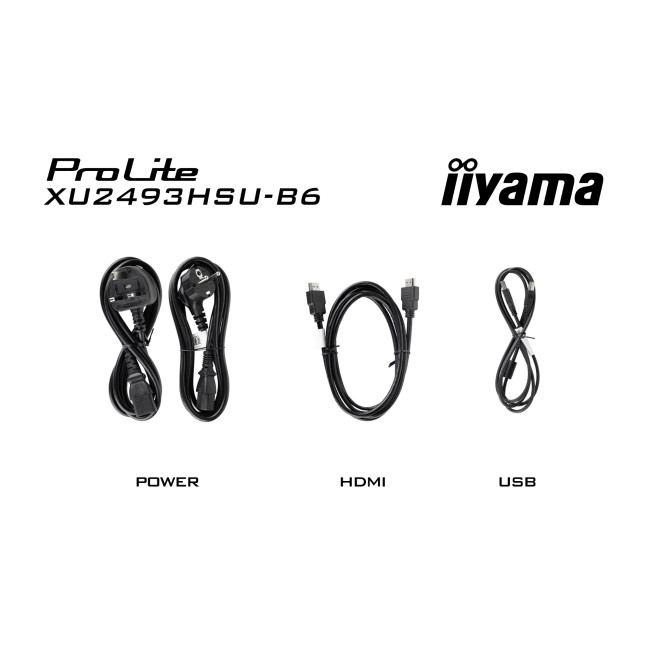 iiyama ProLite XU2493HSU 24" IPS Full HD 100Hz Monitor with Speakers