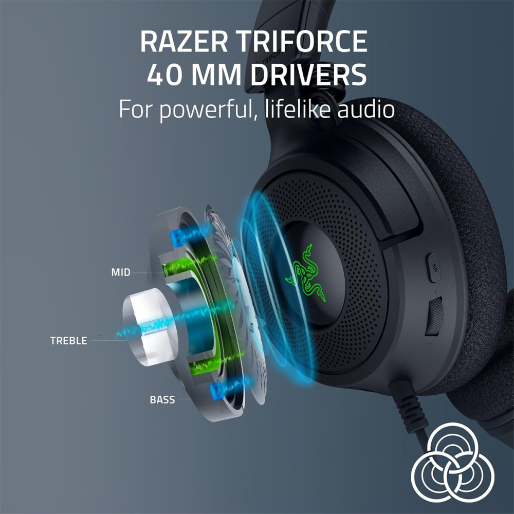 Razer Kraken V4 X RZ04-05180100-R3M1 Wired Gaming Headset