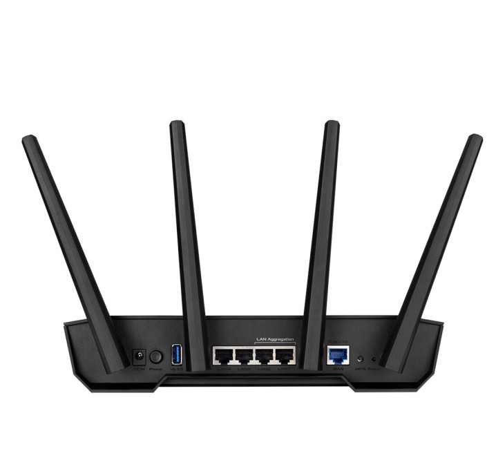 ASUS TUF Gaming AX3000 V2 Dual Band Wi-Fi 6 Router Mobile Game Mode, AiMesh, AiProtection Pro, 2.5G LAN - 90IG0790-MU9B00