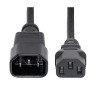 StarTech PXT1001M 1m Power Cord C14 to C13 Connectors Power Cable - Black