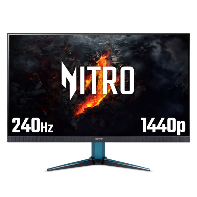Acer Nitro VG272UW2 27" IPS Quad HD 240Hz 0.5ms FreeSync Premium Gaming Monitor with Speakers