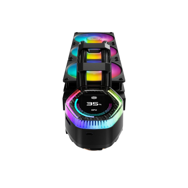 Cooler Master MasterLiquid 360 Ion 2.1" ARGB All In One CPU Liquid Cooler Black