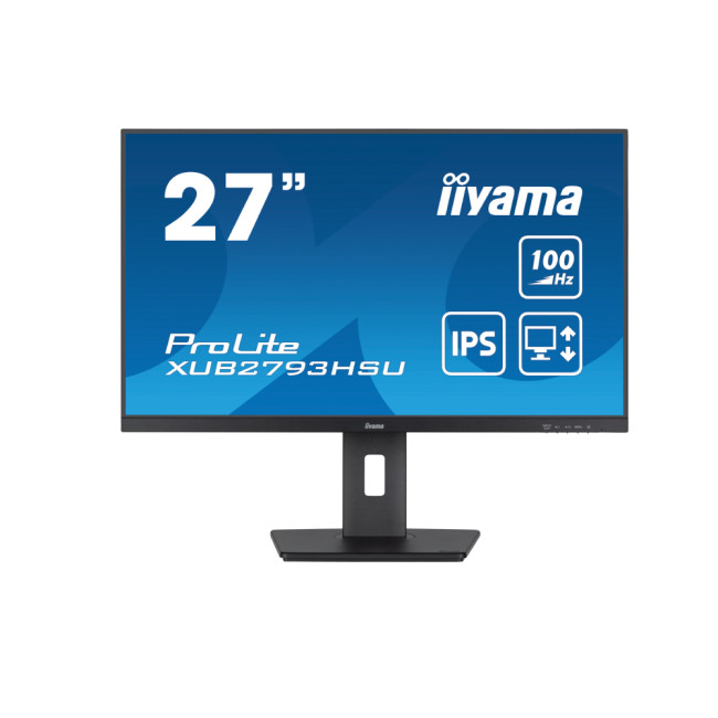 iiyama Prolite XUB2793HSU-B7 27" IPS Full HD 100Hz Height Adjustable Monitor with Speakers