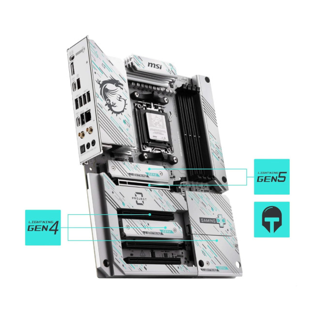 MSI B850 GAMING PLUS WIFI PZ ATX AMD Socket AM5 Motherboard