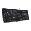 Refurbished - Logitech K120 German QWERTZ Corded USB Wired Keyboard - Black