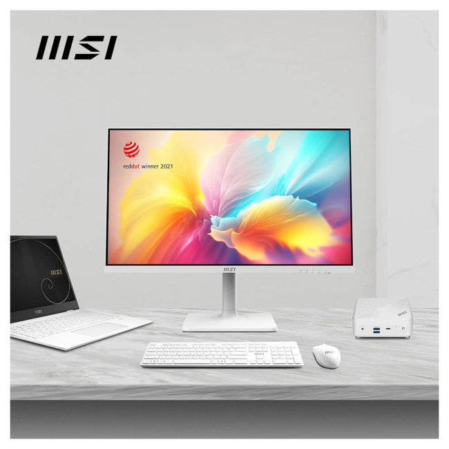 MSI Modern MD272QXPW 27" IPS Quad HD 100Hz 1ms USB-C Height Adjustable Monitor