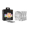 be quiet! Light Wings LX 120mm ARGB PWM Case Fan - White Triple Pack