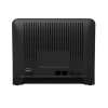 Synology MR2200AC Gigabit Ethernet Tri-Band Mesh Wireless Router Black