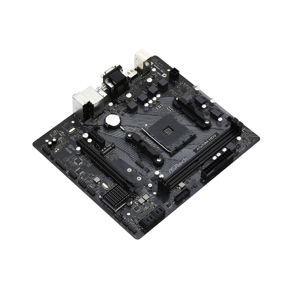 Asrock A520M-HDV Socket AM4 Micro-ATX Motherboard