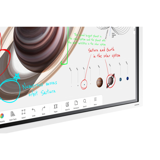 Refurbished Samsung WM65B interactive whiteboard 65" Touchscreen White - NO ACCESSORIES INCLUDED