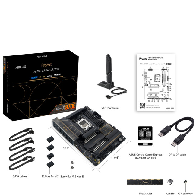 ASUS PROART X870E-CREATOR WIFI AMD X870EAM5 ATX Motherboard