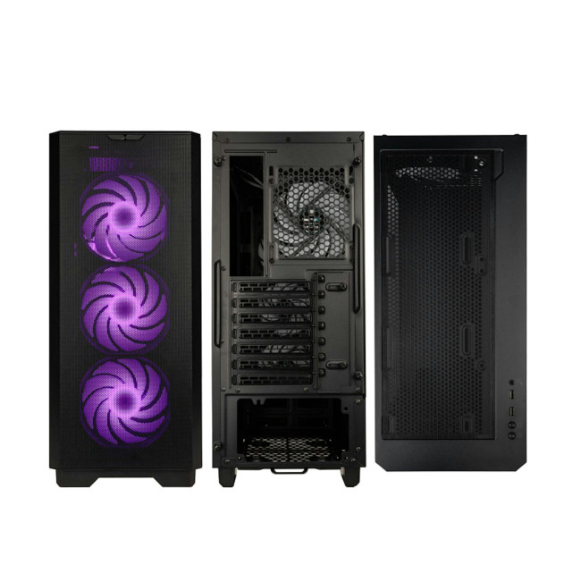 Kolink Unity Solar ARGB Mesh Midi-Tower Case - Black