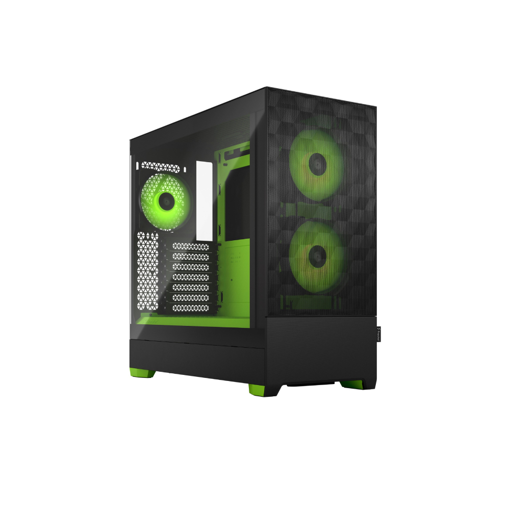 Fractal Design Black, Green Pop Air Tower Pc Case Large