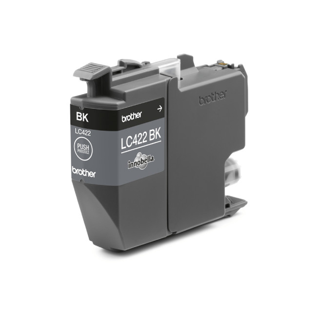 Brother LC422BK Black 550 Pages Yield Ink Cartridge