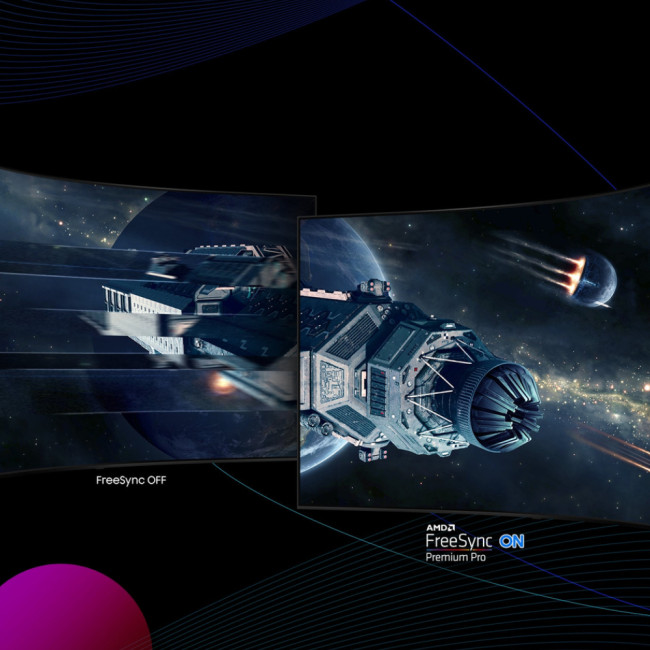 Samsung Odyssey LS55CG970NU 55" 3840 x 2160 4K Ultra HD VA LED 165 Hz 1 ms Curved Monitor