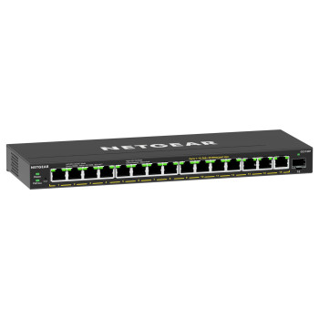 NETGEAR GS316EP Managed Gigabit Ethernet 16 Ports Network Switch - Black