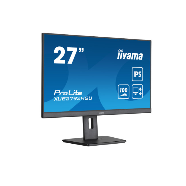 iiyama Prolite XUB2792HSU-B6 27" IPS Full HD 100Hz 0.4ms Height Adjustable Monitor with Speakers