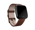 Fitbit Cognac Large Hand-crafted High-quality Horween Leather Band, Buckle Clasp