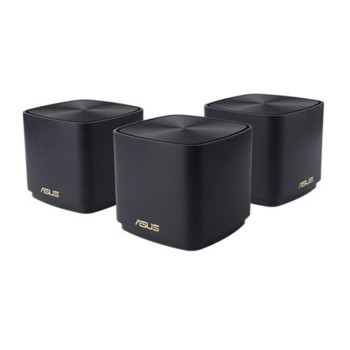 ASUS ZenWiFi AX Mini XD4A X1800 Wireless Dual Band Mesh Wi-Fi 6 Mini System 3 Pack - 90IG05N0-MO3RH0