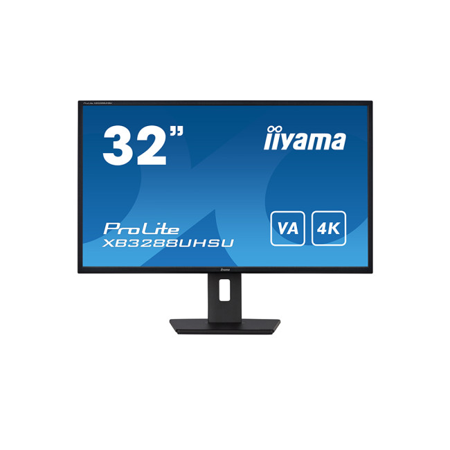 iiyama XB3288UHSU-B5 31.5" 3840 x 2160 4K Ultra HD VA FreeSync Flat Monitor
