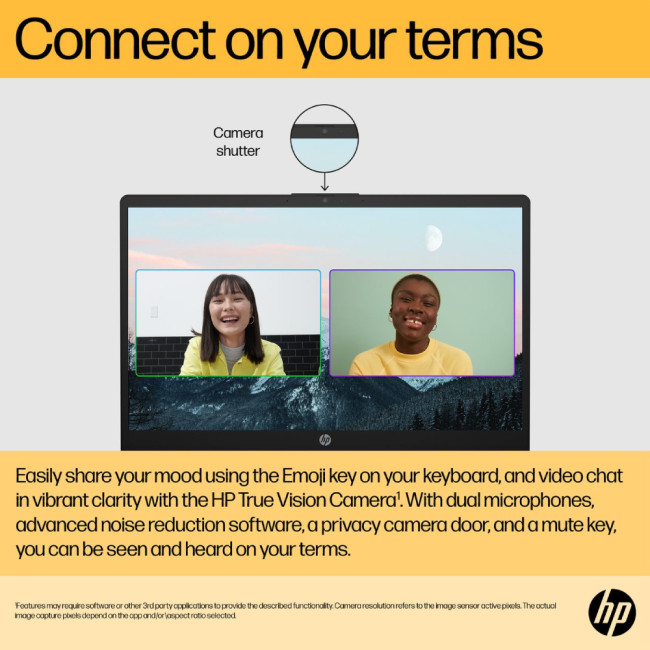 HP 15-fc0018na AMD Ryzen 3 7320U 4GB RAM 128GB SSD Full HD 15.6" Windows 11 Home in S mode Laptop