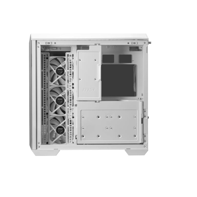 MSI MAG PANO 100R PZ Mid Tower Tempered Glass ATX Gaming PC Case - White