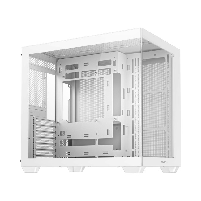 DeepCool CB530 WH Mid Tower Tempered Glass ATX Gaming PC Case - White