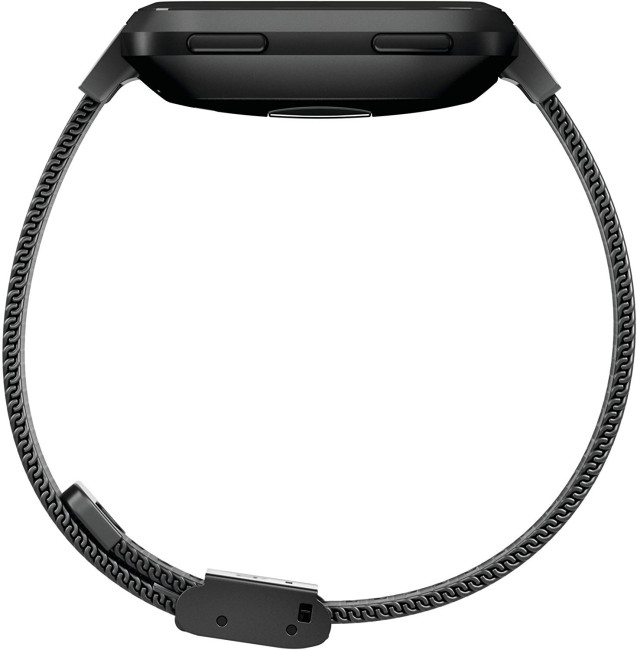 Fitbit Metal Mesh Band Designed for Versa Smartwatch Fits Wrists from 5.5 to 8"