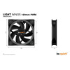 be quiet! Light Wings 120mm PWM-high-speed ARGB LED Lighting 4-pin PWM PC Fan