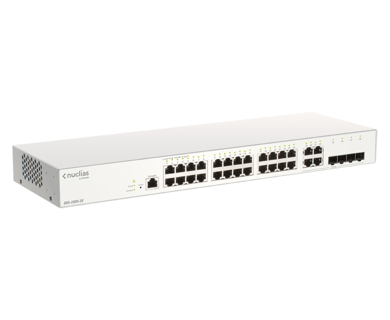 D-Link DBS-2000-28 - Network switch Managed Gigabit Ethernet (10/100/1000) Grey