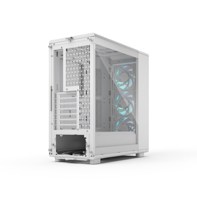 Fractal Design Epoch ATX Mid Tower Gaming PC Case - White TG RGB Clear