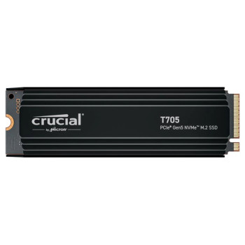 Crucial T705 1TB M.2 PCIe 5.0 3D TLC Solid state drive - NVMe - Black