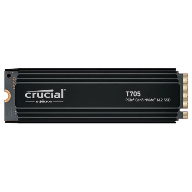 Crucial T705 1TB M.2 PCIe 5.0 3D TLC Solid state drive - NVMe - Black