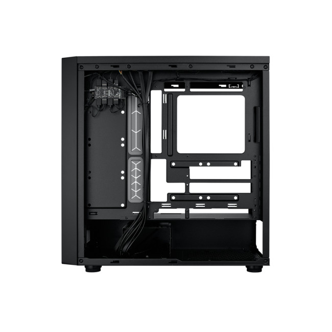CoolerMaster MasterBox 600 ARGB Mid Tower Tempered Glass PC Case - Black