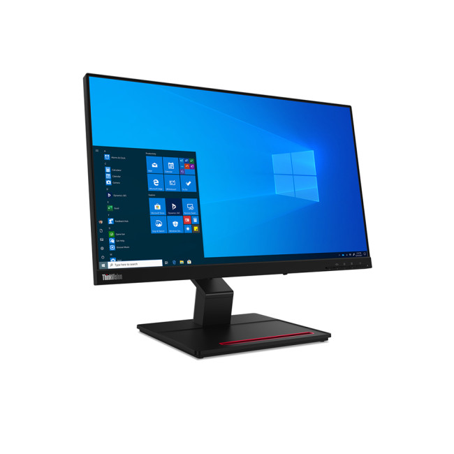 Lenovo ThinkVision T24t-20 23.8" 1920 x 1080 Full HD IPS LED Touchscreen Flat Monitor