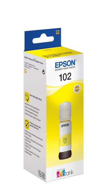 Genuine Epson C13T03R440 102 Yellow Ink Bottle for 6000 Pages