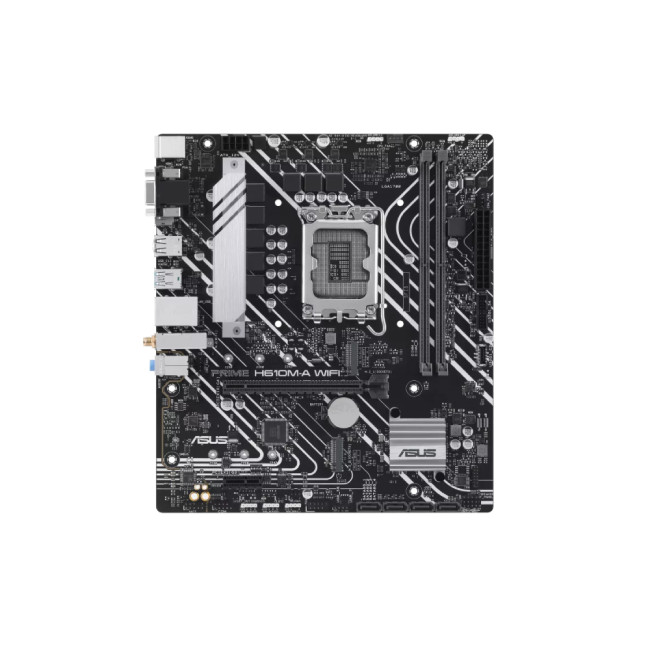 ASUS PRIME H610M-A WIFI Intel H610 LGA 1700 micro ATX Motherboard Aura Sync - 90MB1G00-M0EAY0