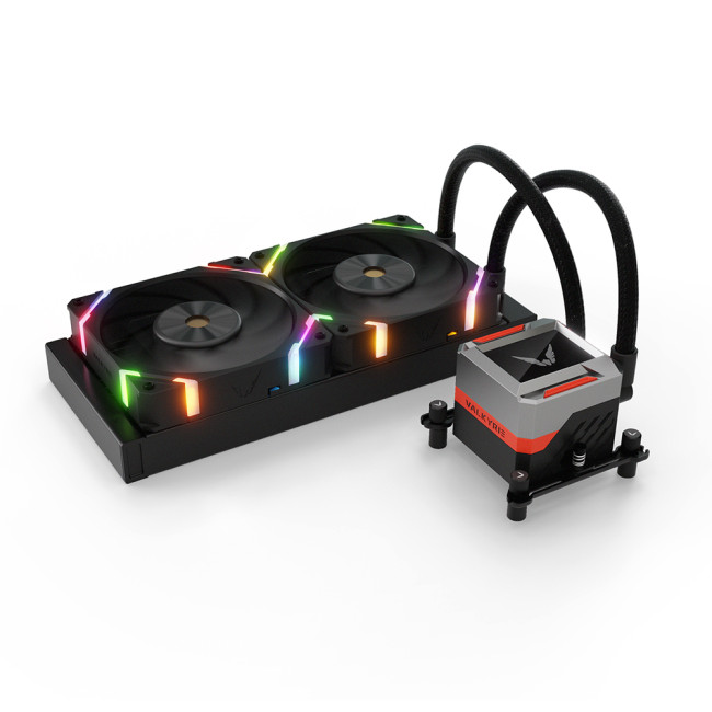 Valkyrie Dragonfang 240 ARGB Intel/AMD CPU All in one Liquid Cooler - Black