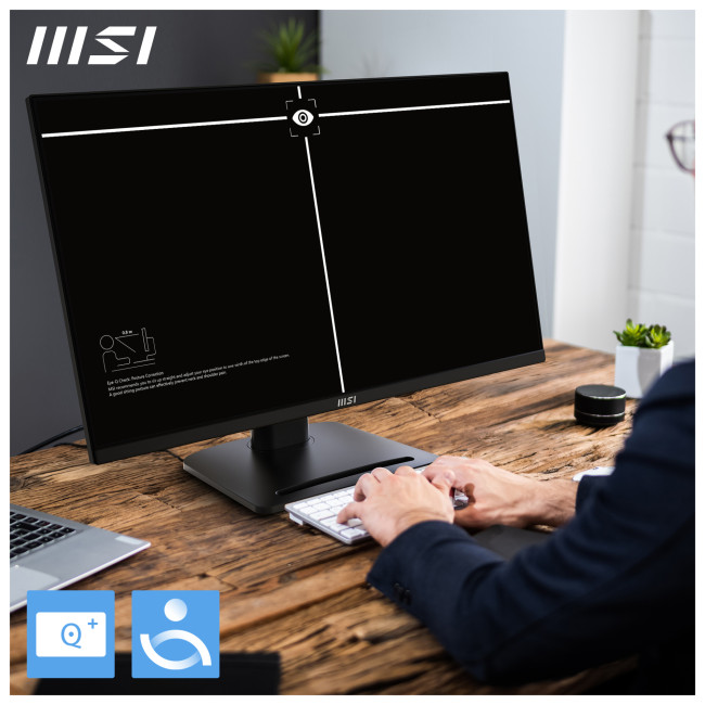 MSI PRO MP275PG 27" IPS Full HD 100Hz Height Adjustable Monitor with Speakers