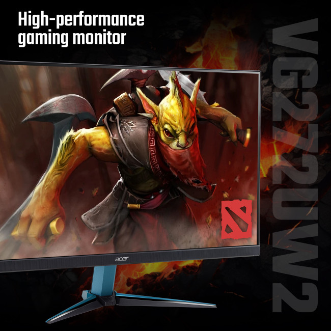 Acer Nitro VG272UW2 27" IPS Quad HD 240Hz 0.5ms FreeSync Premium Gaming Monitor with Speakers