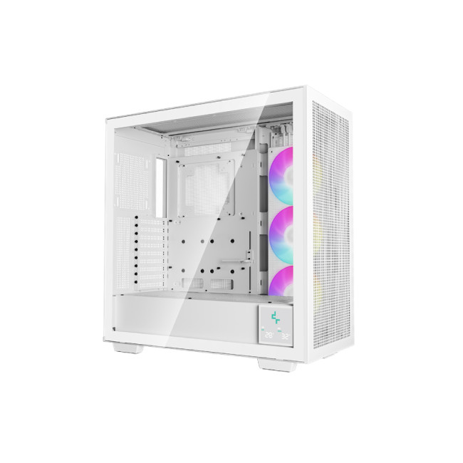 DeepCool Morpheus WH Full Tower Tempered Glass Gaming PC Case - White