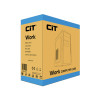 CiT Work Chassis micro ATX PC Case - Black