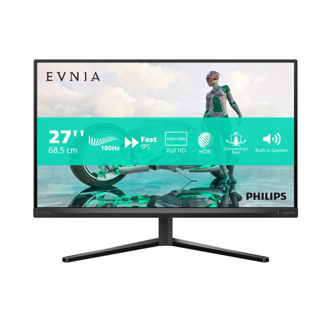 Philips Evnia 27M2N3200A/00 27" 1920 x 1080 Full HD IPS LCD 180Hz 0.5ms Flat Gaming Monitor