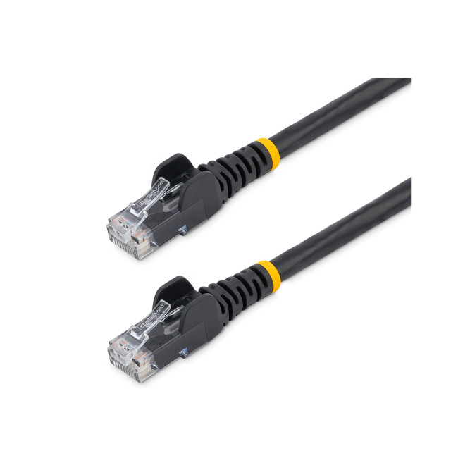 StarTech N6PATC150CMBK 1.5m CAT6 Snagless RJ45 Networking Cable - Black